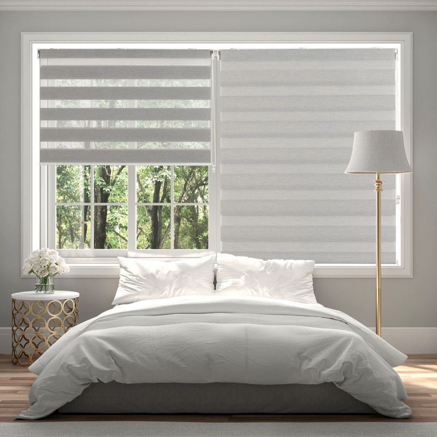 bedroom zebra blinds